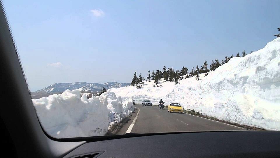 志賀草津高原ルート　雪の回廊