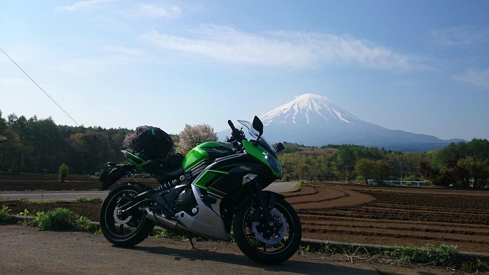 Ninja 400と富士山
