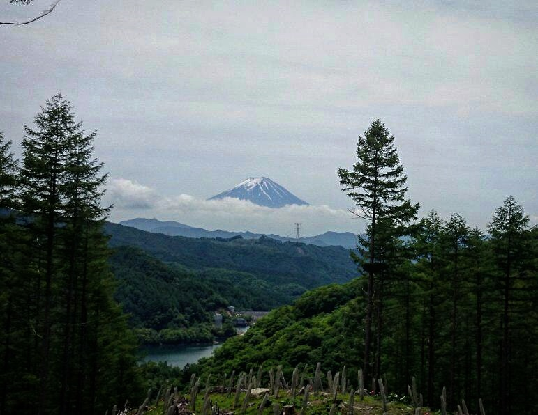 大菩薩峠近辺からの富士山