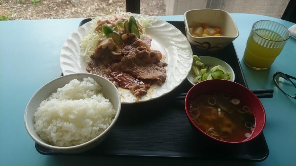 set meal with grilled meat