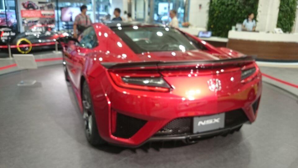 NSX rear view