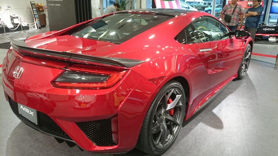 NSX rear quarter view