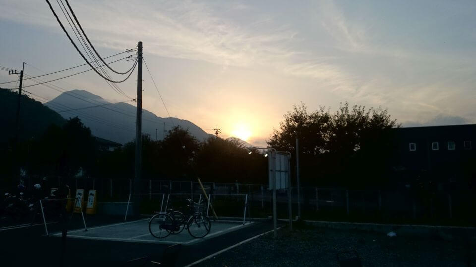 夕暮れ