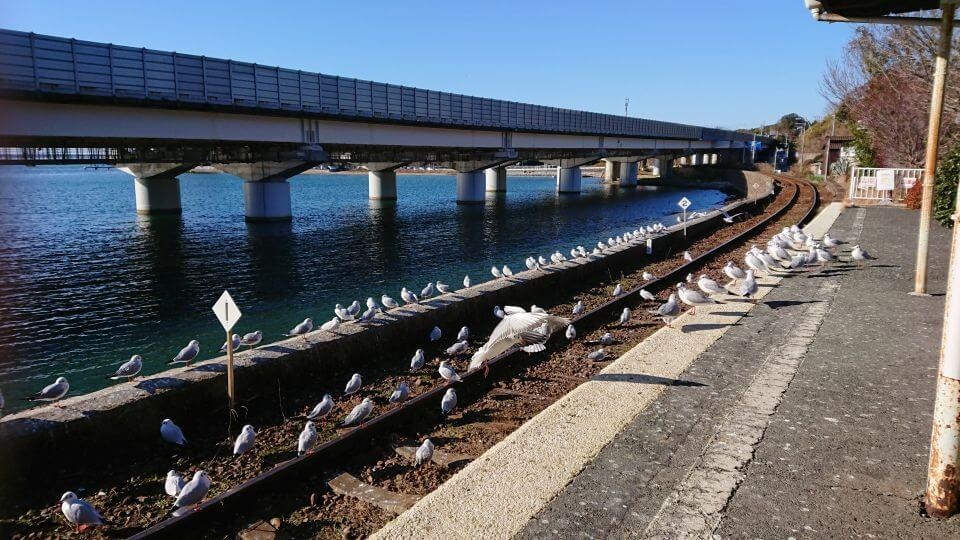 浜名湖佐久米駅ホーム