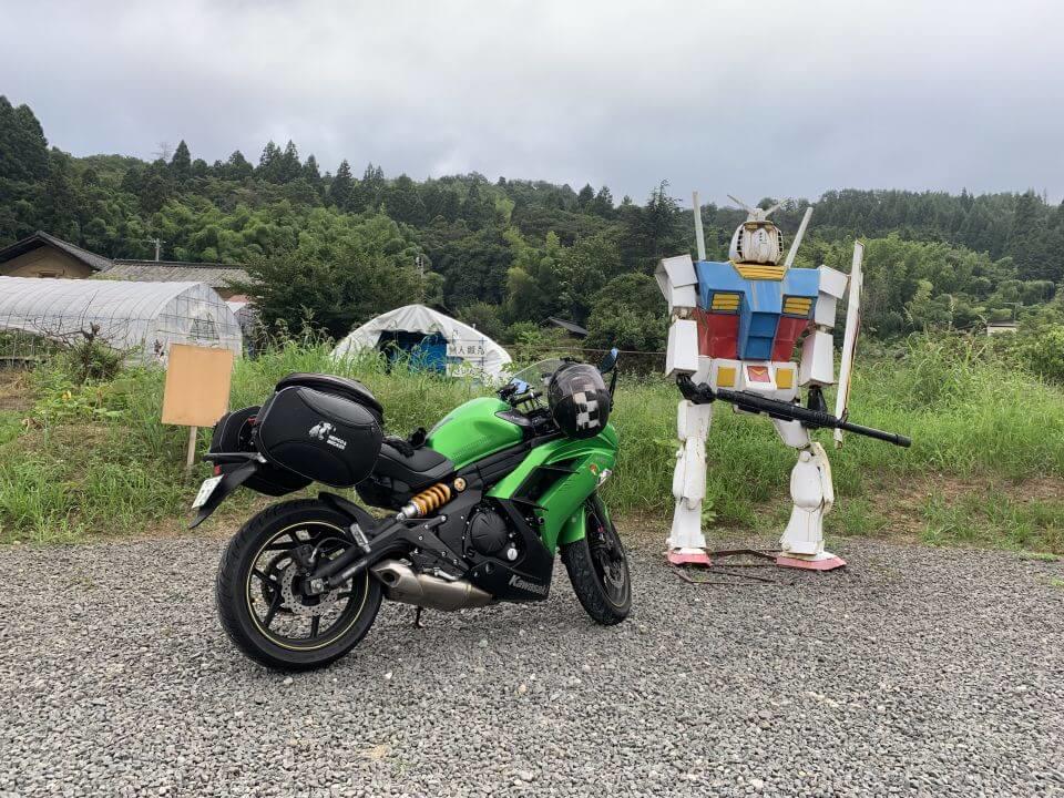 へたれガンダムとNinja 650