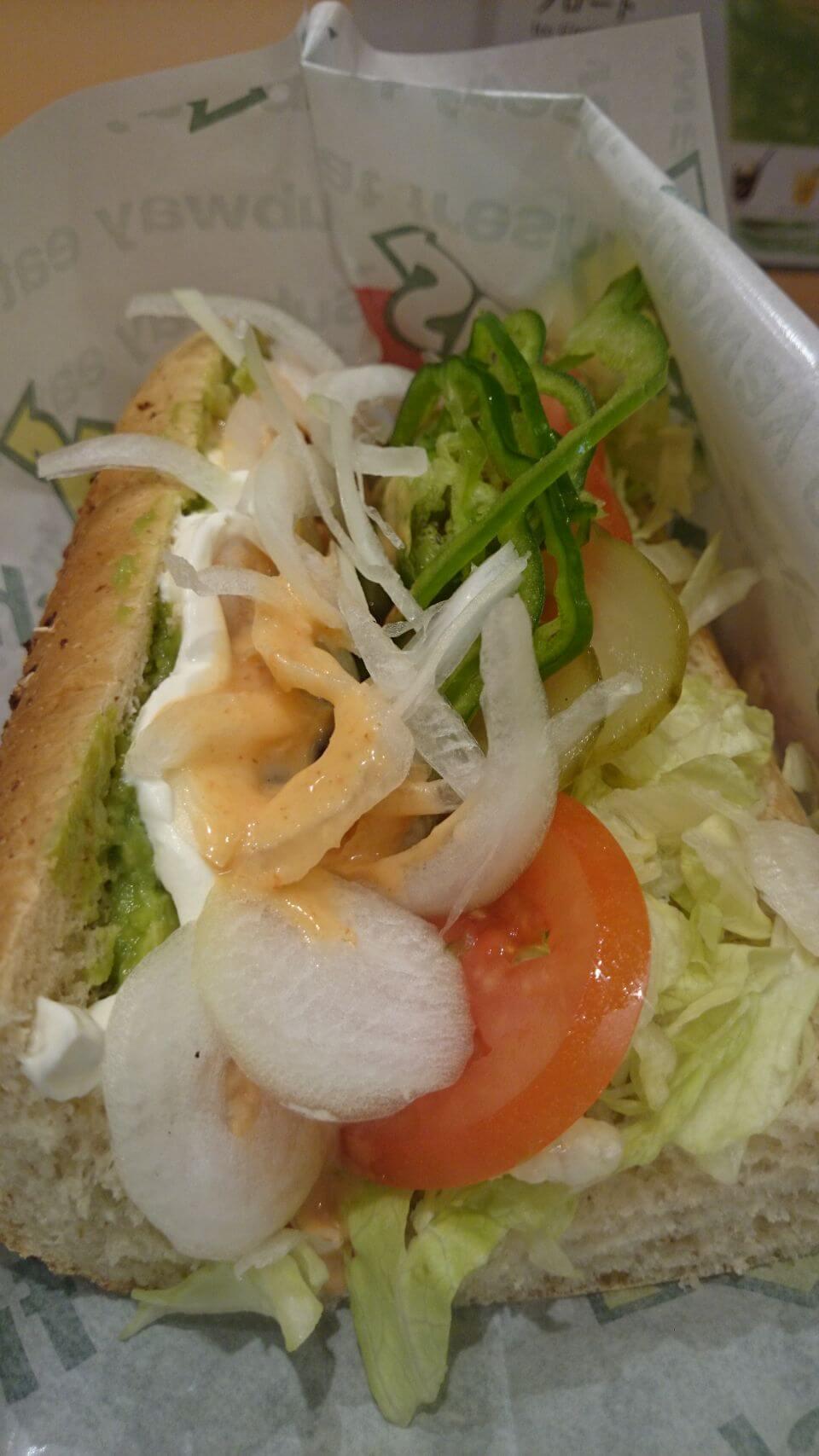 Order the maximum amount of vegetables at SUBWAY try riding a